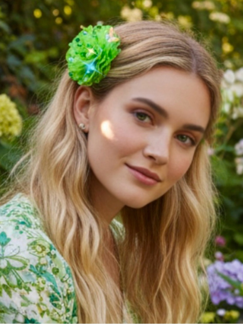 Cabbage Rose - Hair Clips